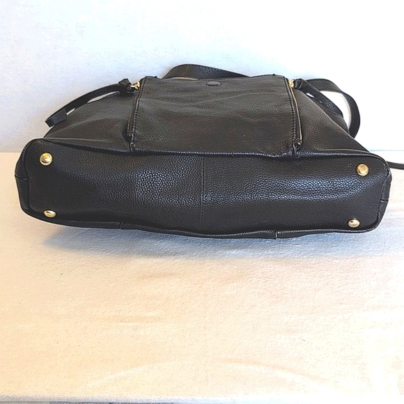 Kooba Womens Shoulder Bag Purse Black Leather Casual Office Travel Organize - Picture 4 of 8